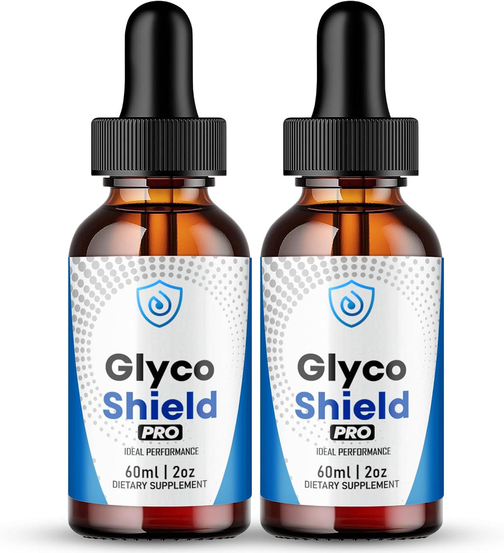 Glyco Shield Drops - GlycoShield Blood Formula Support Supplement, Fórmula Natural (2 Pack)