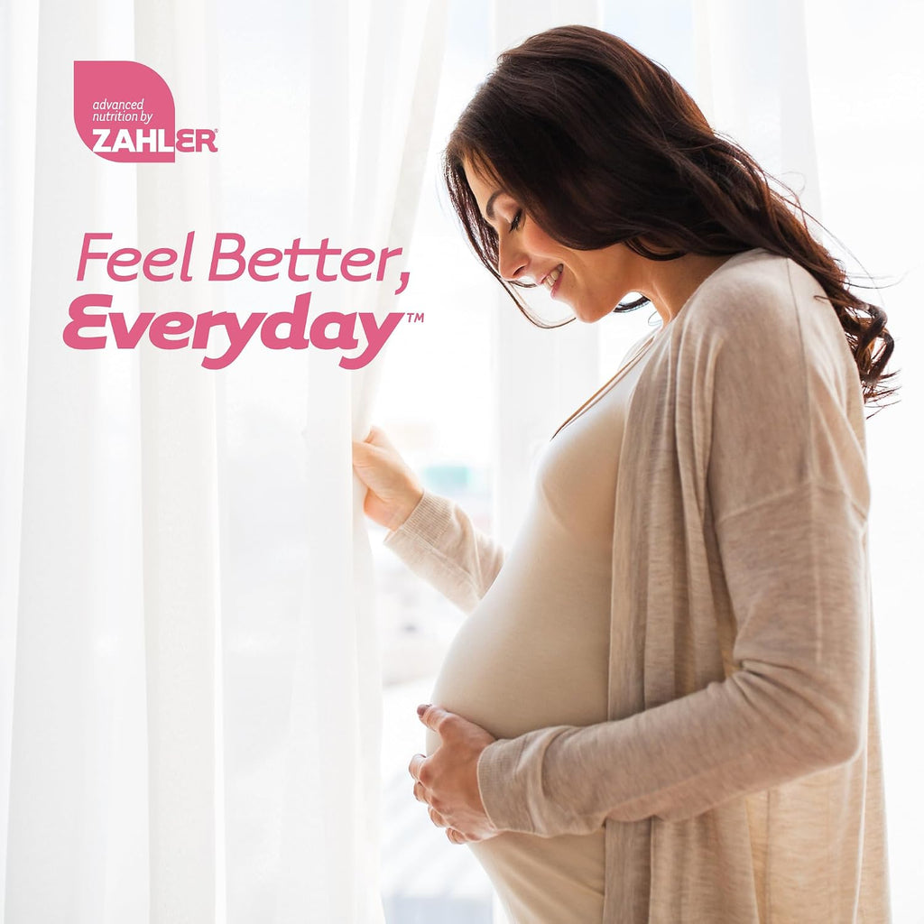 Zahler Total One - Vitaminas Prenatales (60 Cápsulas) - Multivitamínico diario con ácido fólico, hierro, zinc y 19 vitaminas y minerales esenciales - Suplemento prenatal kosher
