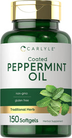 Carlyle Aceite de Menta en Cápsulas | 150 Softgels | Suplemento Herbal