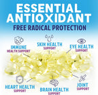 Nature's Peak Vitamina E 180 mg - 60 Softgels - Apoyo Antioxidante e Inmunitario