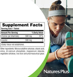 NaturesPlus Colina e Inositol - 500 mg, 60 Comprimidos Vegetarianos - Apoyo al Sistema Nervioso y Función Hepática Saludable - Sin Gluten