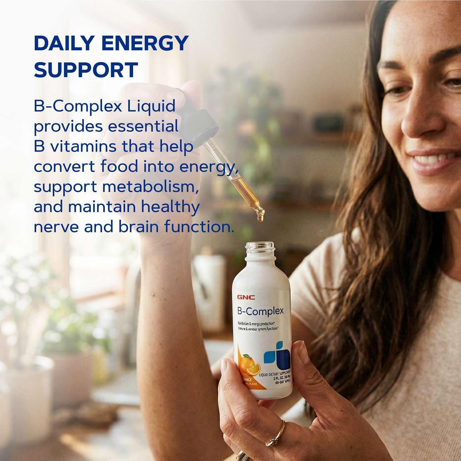 GNC B-Complex Liquid - Complejo B Líquido - 60 Dosis