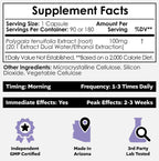 Polygala tenuifolia Cápsulas | 100mg | 180 Cápsulas | Extracto 20:1 | Yuan Zhi | Nootropics Depot