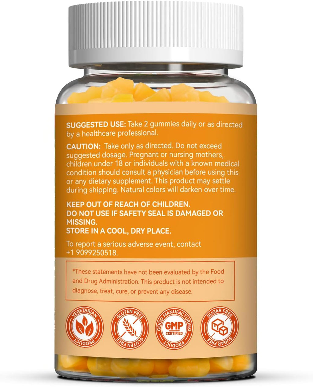 SmildeHeal Gominolas de Vitamina B2 (Riboflavina) 400mg con Magnesio - 120 Unidades, Pack de 2