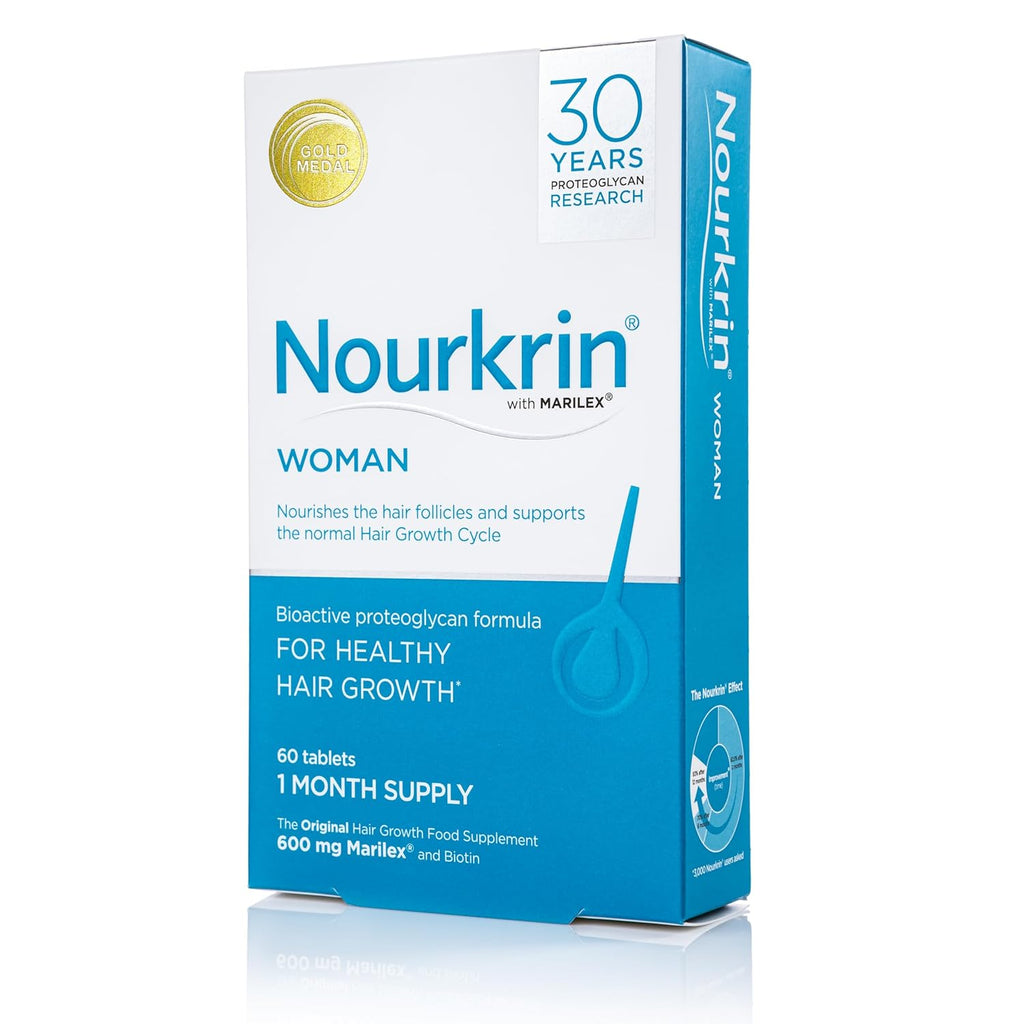 Nourkrin Woman para el Crecimiento Saludable del Cabello - 60 Comprimidos