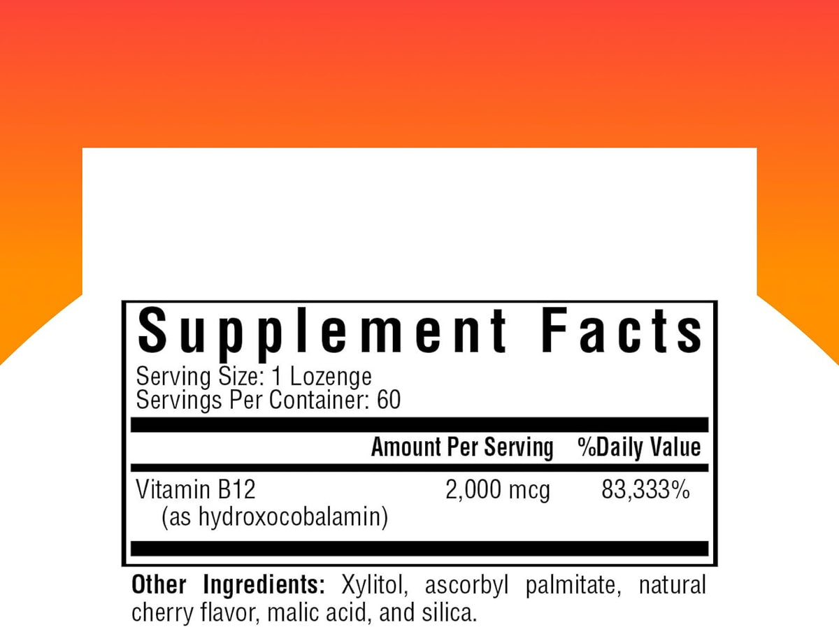 Seeking Health Hydroxo B12 - Vitamina B12 – Contribuye a la reducción del cansancio y la fatiga: Ideal para – Image 2