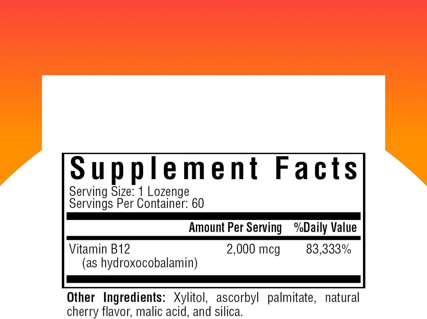 Seeking Health Hydroxo B12 - Vitamina B12 2000 mcg, 60 Pastillas para Apoyo Energético y de Metilación