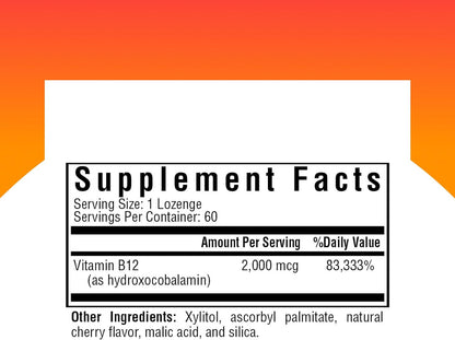 Seeking Health Hydroxo B12 - Vitamina B12 – Contribuye a la reducción del cansancio y la fatiga: Ideal para – Image 2