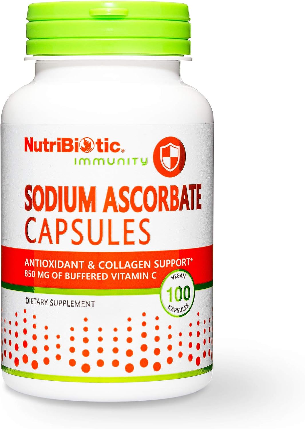 NutriBiotic Vitamina C Tamponada, 500 mg, 100 Cápsulas