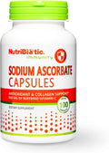 NutriBiotic Ascorbato Sódico Vitamina C Tamponada, 100 Cápsulas