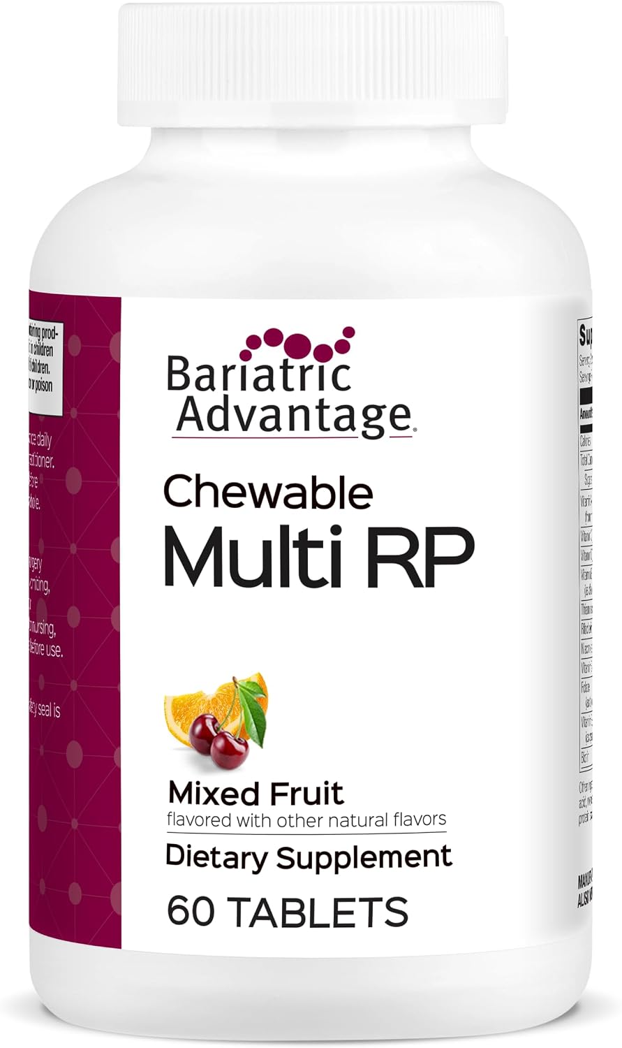 Bariatric Advantage Chewable Multi RP Multivitaminas Masticables - 60 Cápsulas