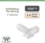 Cápsulas de Extracto de Mucuna Pruriens - 1000 mg por ración, 20% L-Dopa - 210 Cápsulas
