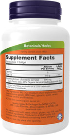 Extracto de Boswellia Serrata 500 mg en Aceite MCT - 90 Cápsulas Blandas - NOW Foods
