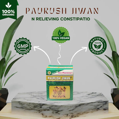 Paurush Jiwan Cápsulas Pack de 2 (60 – Aumento de peso: Ayuda a incrementar el volumen corporal de manera gradual – Image 7