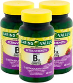 Vitamina B12 5000 mcg - 45 Comprimidos de Disolución Rápida Sabor Bayas - Pack de 2