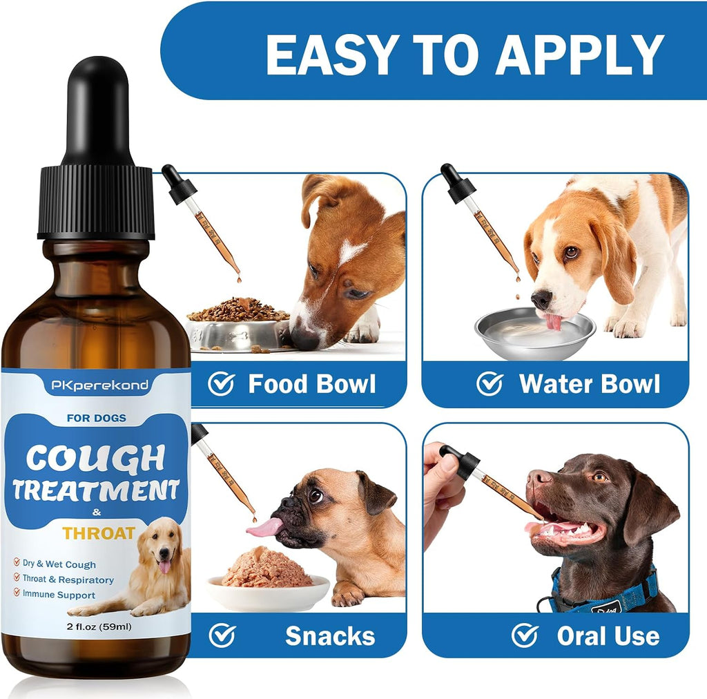 Tratamiento Natural para la Tos en Perros - Alivio Respiratorio e Inmunológico - 60 ml