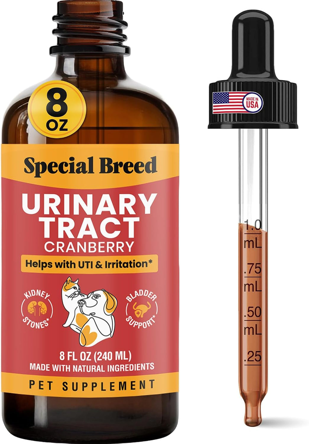 Tratamiento Natural para Infección Urinaria en Perros y Gatos – Gotas de Arándano para Riñón y Vejiga