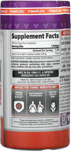 FINAFLEX PURE VITAMIN E - 100 Cápsulas blandas - Apoyo al Sistema Inmunitario y Protección de la Piel