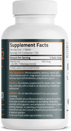 Bronson Vitamina K2 MK-7 100 mcg - 120 Comprimidos