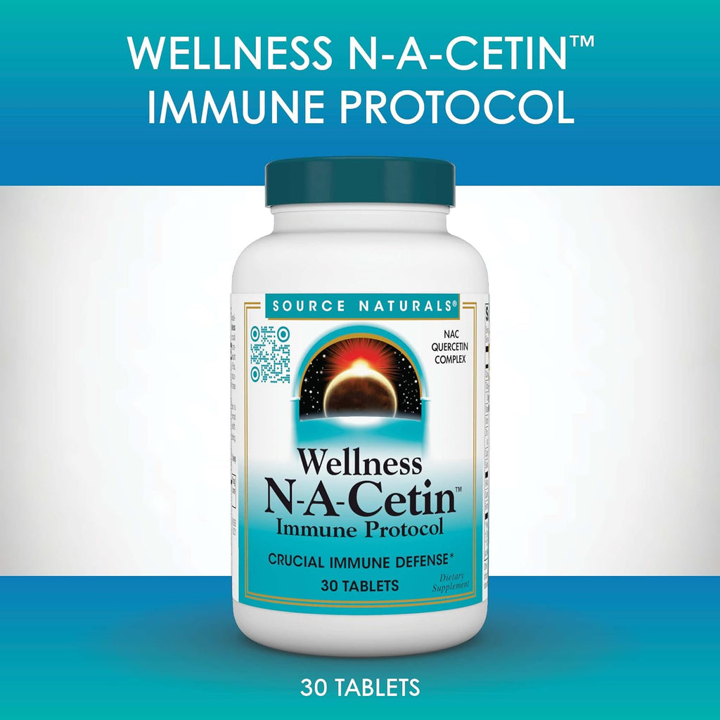 Source Naturals Wellness N-A-Cetin Immune Protocol - 30 Comprimidos
