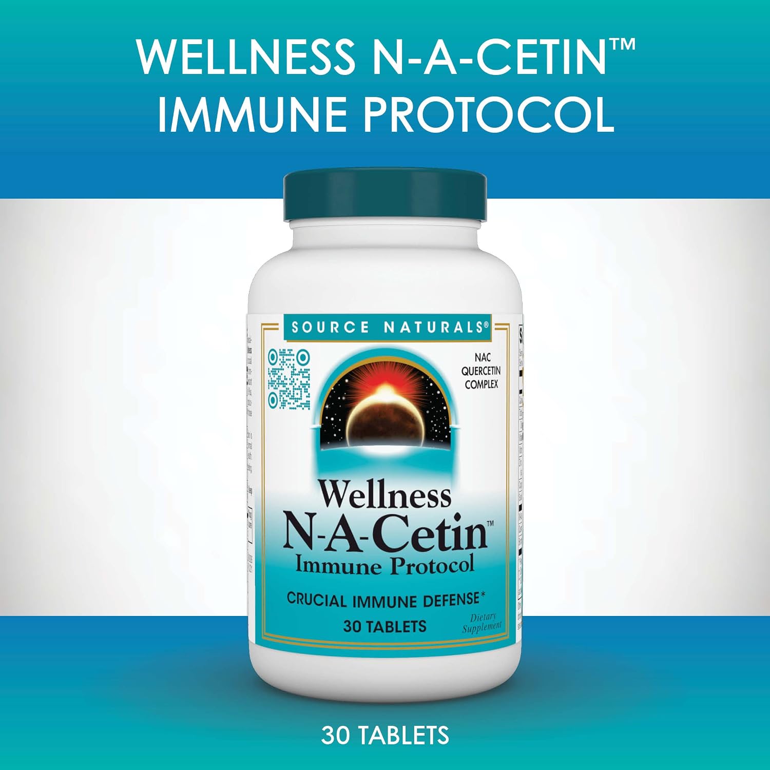 Source Naturals Wellness N-A-Cetin Immune Protocol - 30 Comprimidos