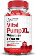Justified Laboratories Vital Pump XL Extreme 2000MG Gomas de Rendimiento