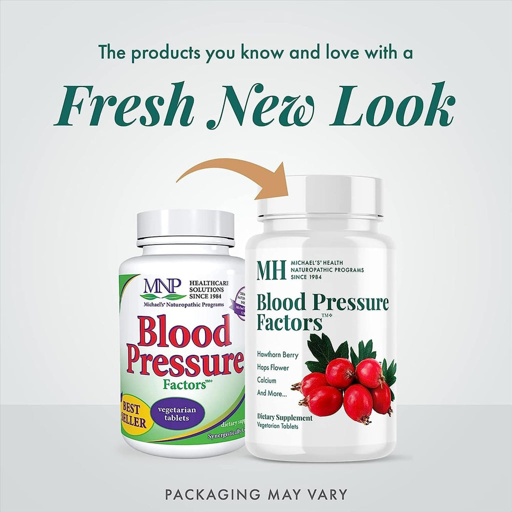 Michael's Health Naturopathic Programs Blood Pressure Factors - 90 Comprimidos Vegetarianos (Paquete de 2)