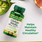 Nature's Bounty Ginkgo Biloba 120 mg, 100 cápsulas