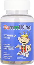 Gummi King Vitamina D para Niños, 60 Gominolas (7.5 mcg por gominola)