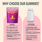 Premium Feminine Balance Gummies - Gominolas para el Bienestar Femenino con Probióticos - Sabor Piña Hawaiana - 60 Gominolas - 30 Dosis