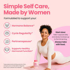 Hey Girl Hormone Balance for Women - DIM, Myo-Inositol & Berberine Supplement for Menopause, Perimenopause, PMS & PCOS Support - Mood, Energy & Cycle Support with Maca & Black Cohosh, 90 Capsules