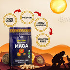 Cápsulas de Maca Negra, Roja y Amarilla Premium – 3000mg por Ración