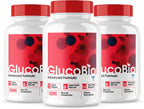 (Pack de 3) GlucoBio Cápsulas - Fórmula Avanzada para Apoyo Glucémico con Ingredientes Naturales, 180 Cápsulas