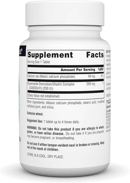 Source Naturals SOD Power con GliSODin® - 250 mg, 60 comprimidos – Image 2