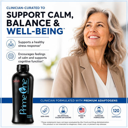 Saba Prime One Líquido Adaptógeno con Ashwagandha, Rhodiola, Reishi, Ginseng y Eleuthero - 946 ml – Image 6
