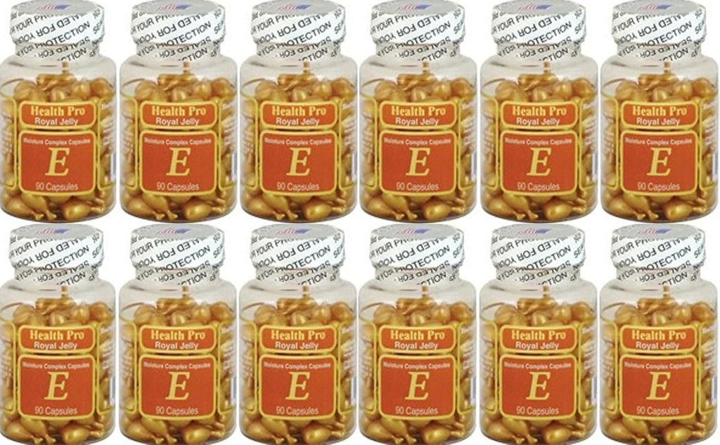 Royal Jelly Vitamin E Moisture Complex (90 cápsulas) - Pack de 12
