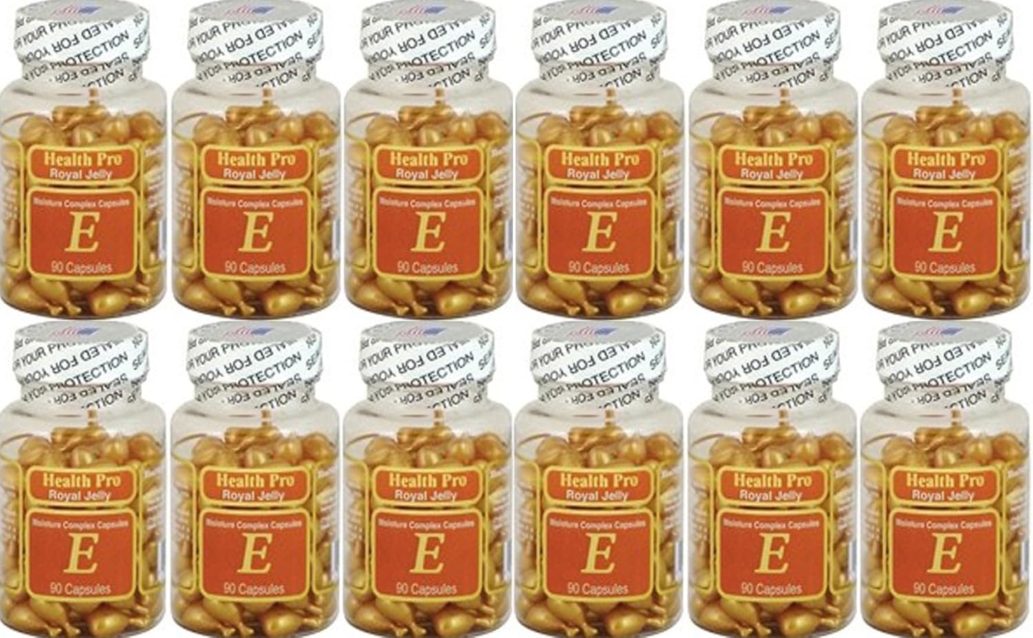 Royal Jelly Vitamin E Moisture Complex (90 cápsulas) - Pack de 12