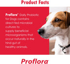 Proflora Masticables Blandos Probióticos para Perros - Probióticos para Perros - Salud Digestiva e Inmunitaria - 180 Masticables Blandos