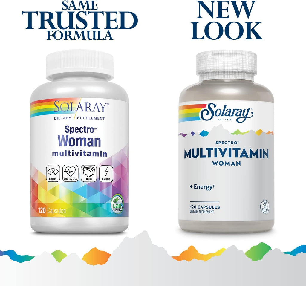 Solaray Spectro Multivitamin Mujer - 120 Cápsulas