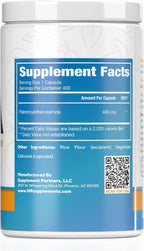 HARVEST NATURALS Palmitoiletanolamida (PEA) 400mg - 400 Cápsulas