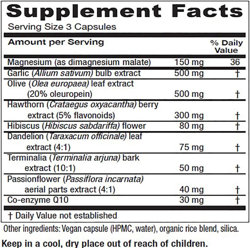 Vitanica VasoBlend, Apoyo Cardiovascular, Vegano, 90 Cápsulas