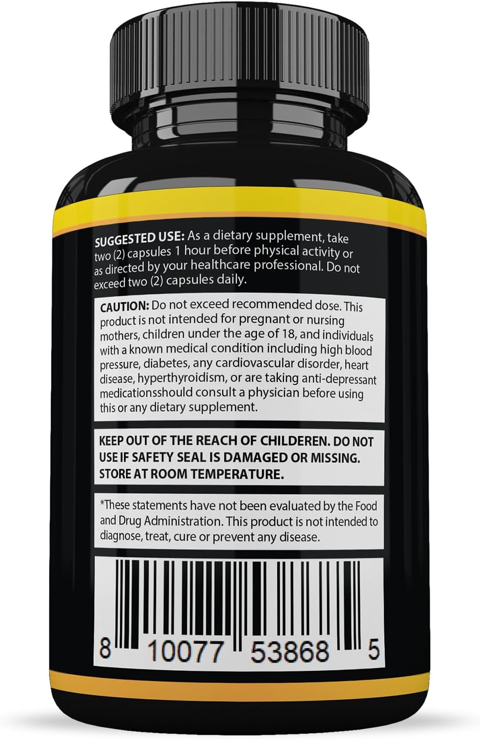 Justified Laboratories (Pack de 3) Sizegenix Complemento para la Salud Masculina 1484mg 180 Cápsulas
