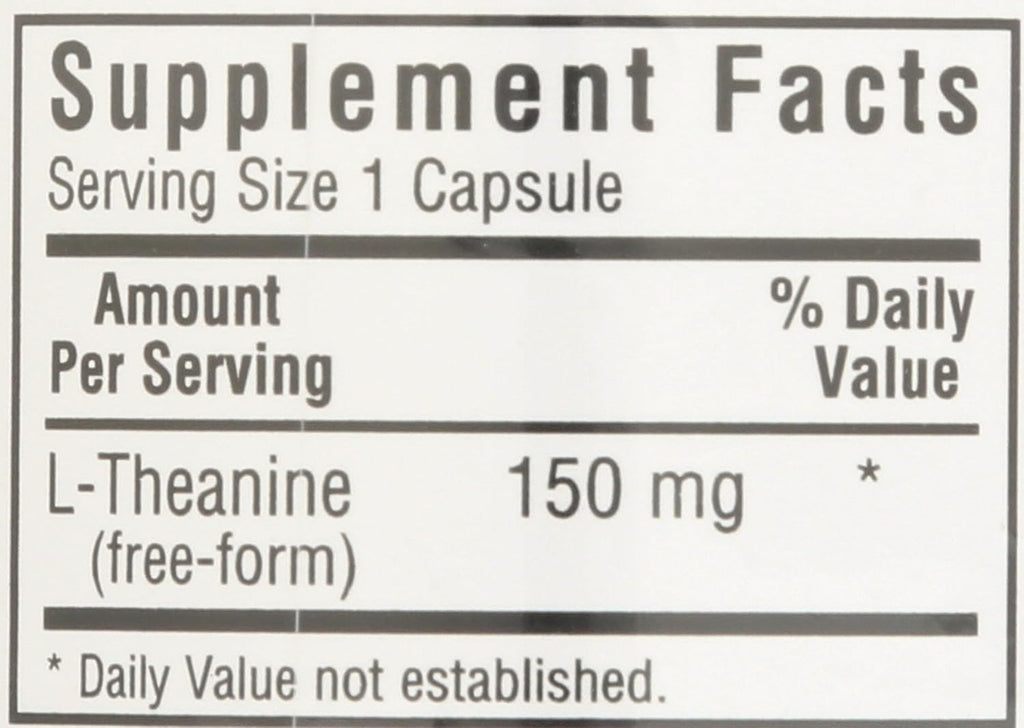 Bluebonnet Nutrition L-Teanina 200 mg, 30 cápsulas