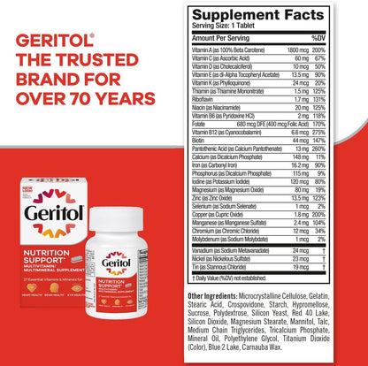 Geritol Multivitamínico, 27 vitaminas y minerales esenciales, Pack de 2 x 40 comprimidos – Image 6