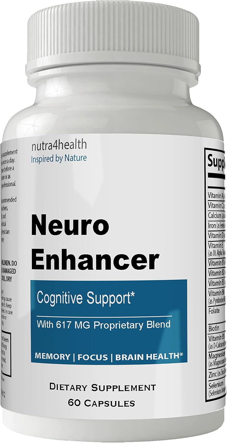 Neuro Enhancer – Potenciador Cognitivo para la Memoria y el Enfoque Mental – 60 Cápsulas