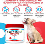 Azovast Plus Suplemento Renal para Perros y Gatos, Polvo Oral (340 g) - 240 Dosis (2 Frascos) - Apoya la Función Renal