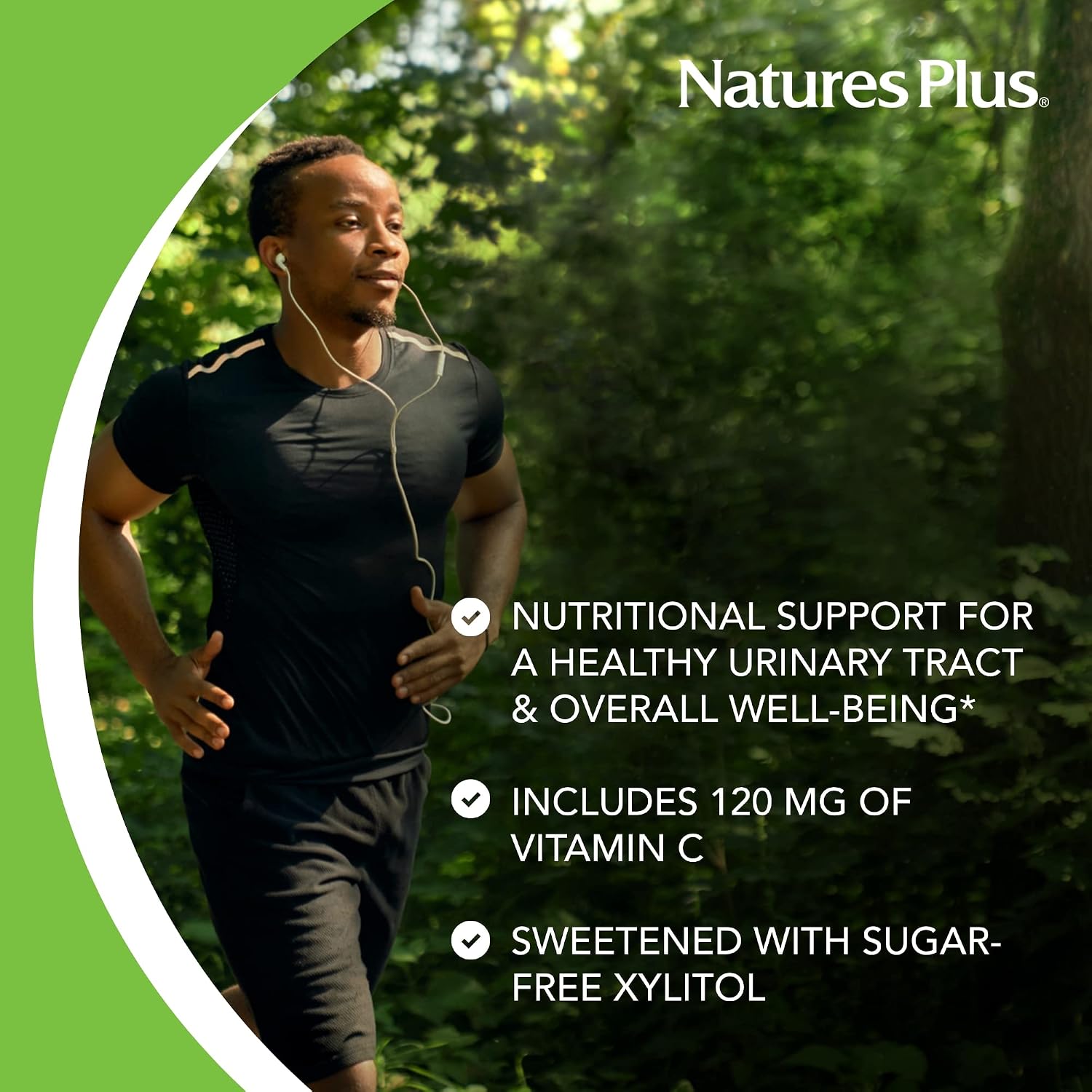 NaturesPlus Ultra Chewable Cranberry - 90 Comprimidos Masticables de Arándano