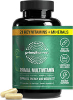 Primal Harvest Primal Multivitamin - Complejo Multivitamínico Diario con 21 Vitaminas y Minerales Esenciales