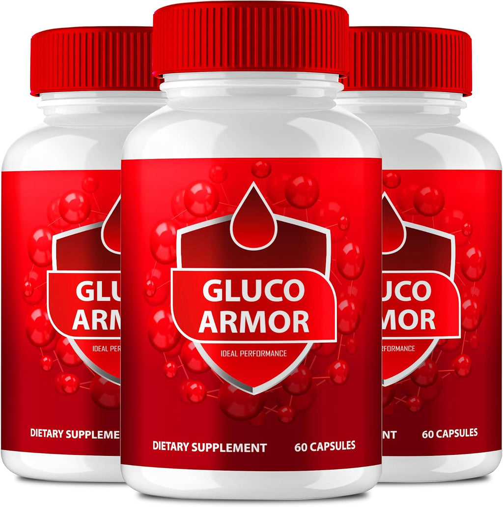 Gluco Armor Advanced Blood Formula - Fórmula Avanzada para Circulación Saludable (3 Paquetes)