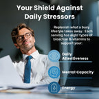 Complejo B Metilado con Metilfolato y B12 Metilcobalamina 1000 mcg - Multivitamínico para Energía, Función Cerebral y Bienestar - Complejo de Vitamina B para Hombres y Mujeres (360 porciones, Pack de 4)